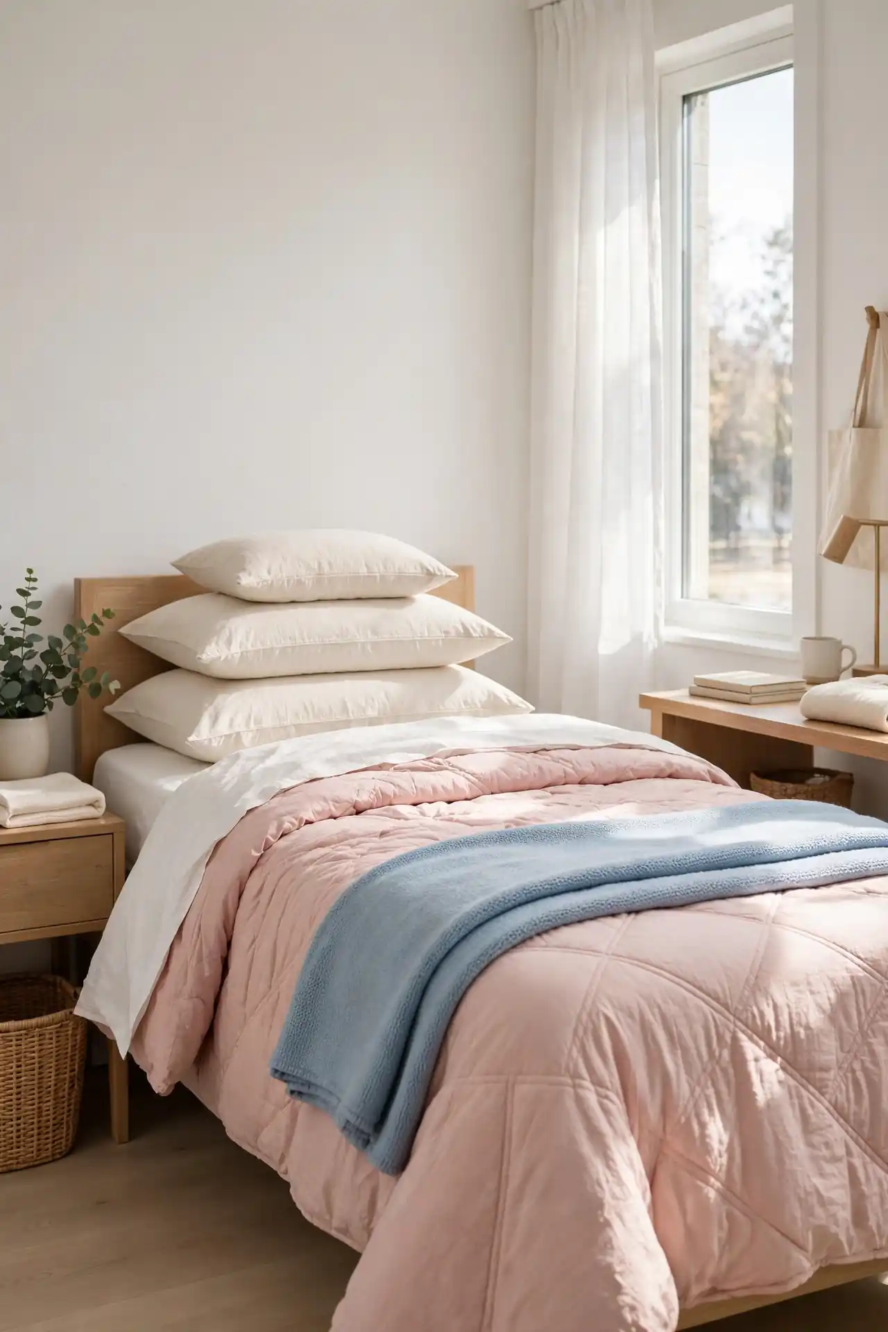 Blush Bedding Layers