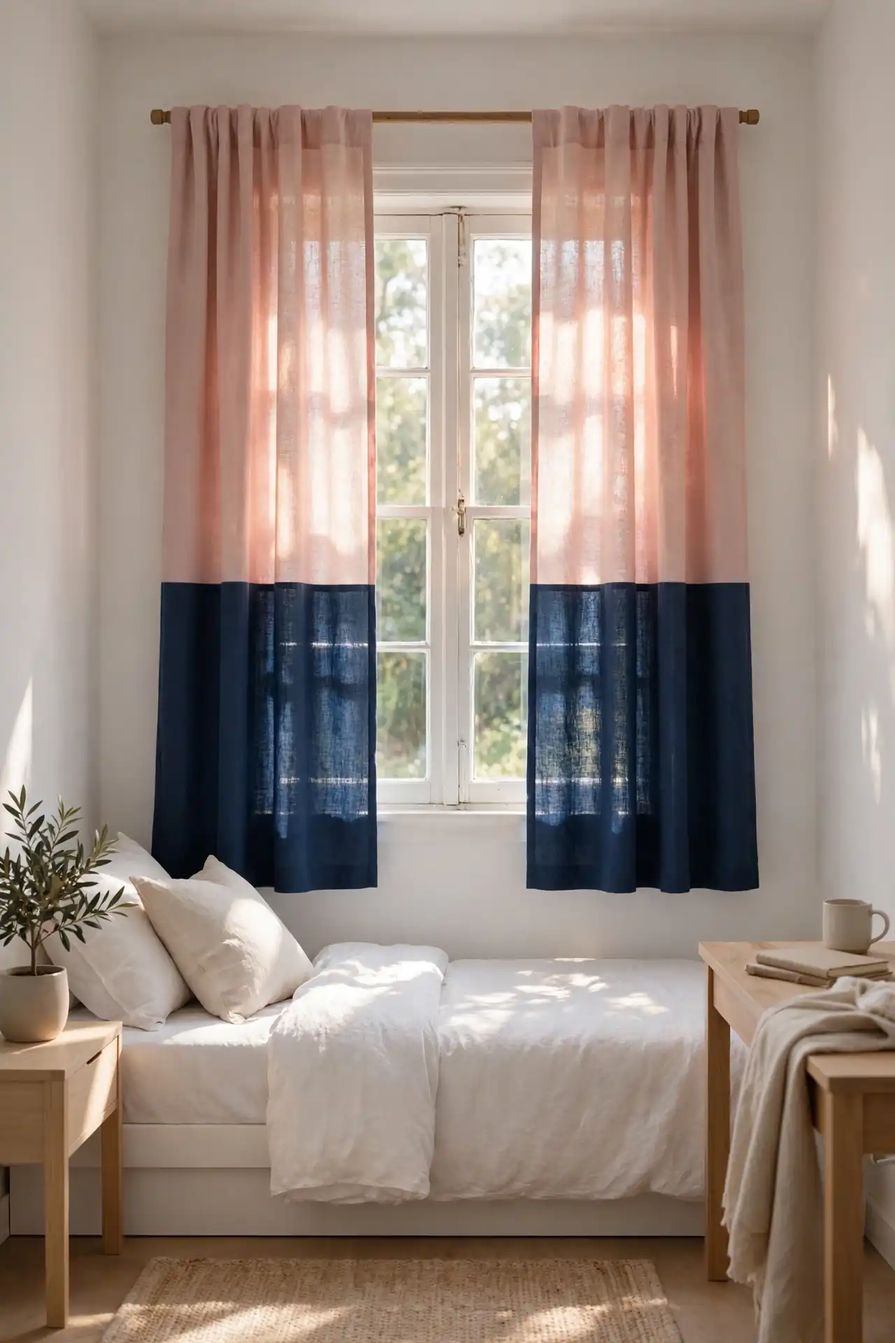Color Block Curtains