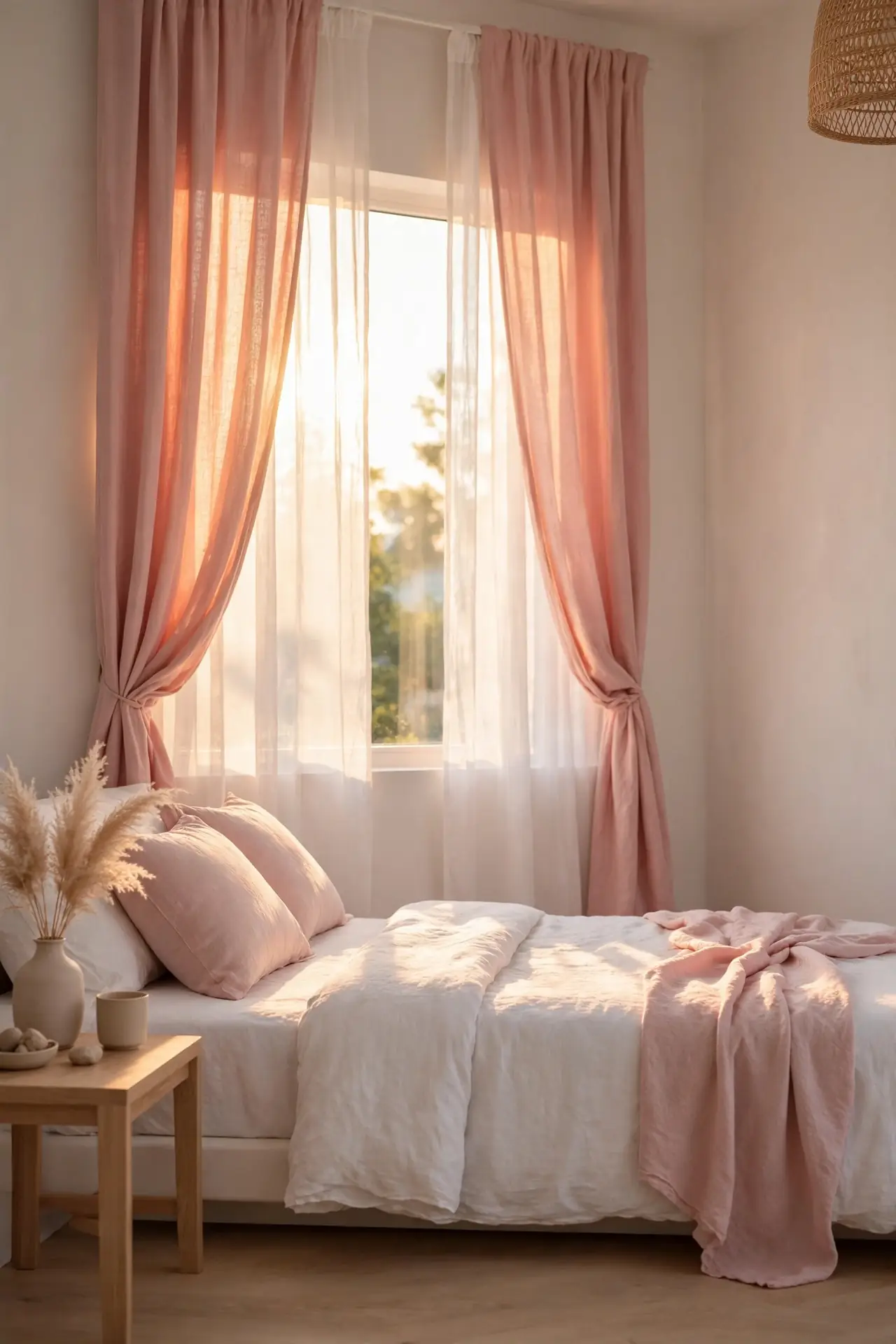 Pink Curtain Glow