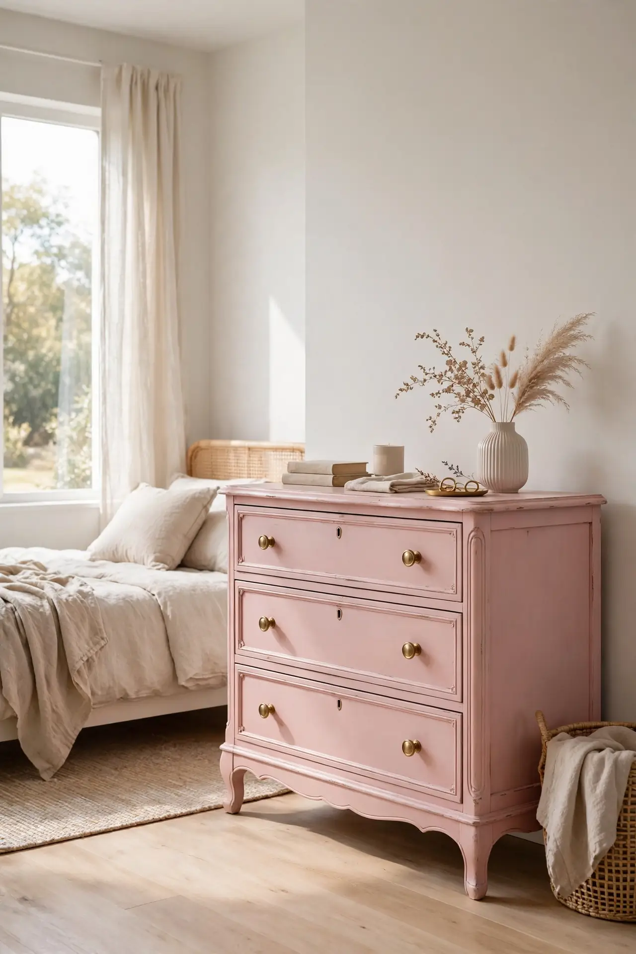 Pink Dresser Refresh
