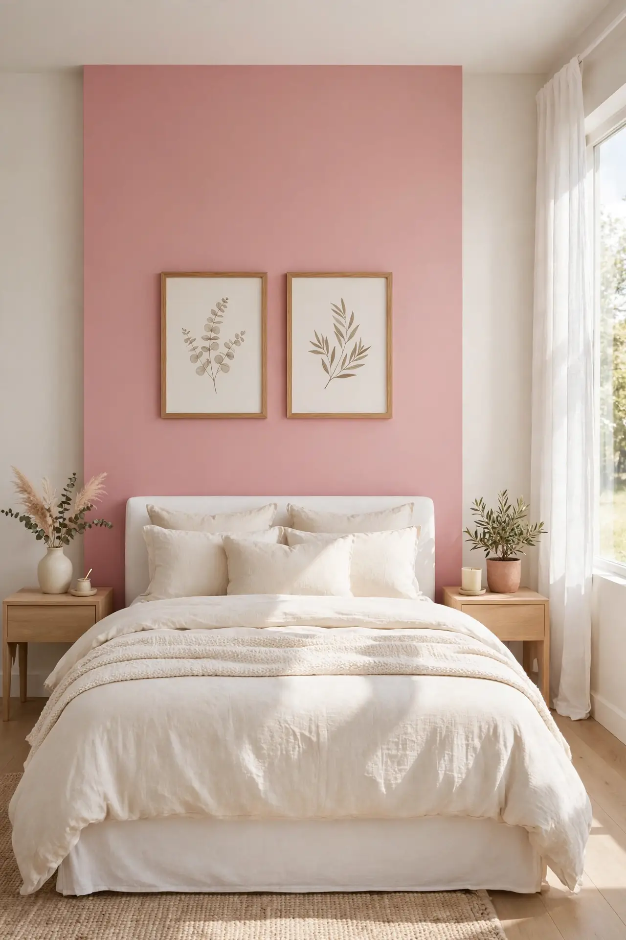 Rosy Accent Wall