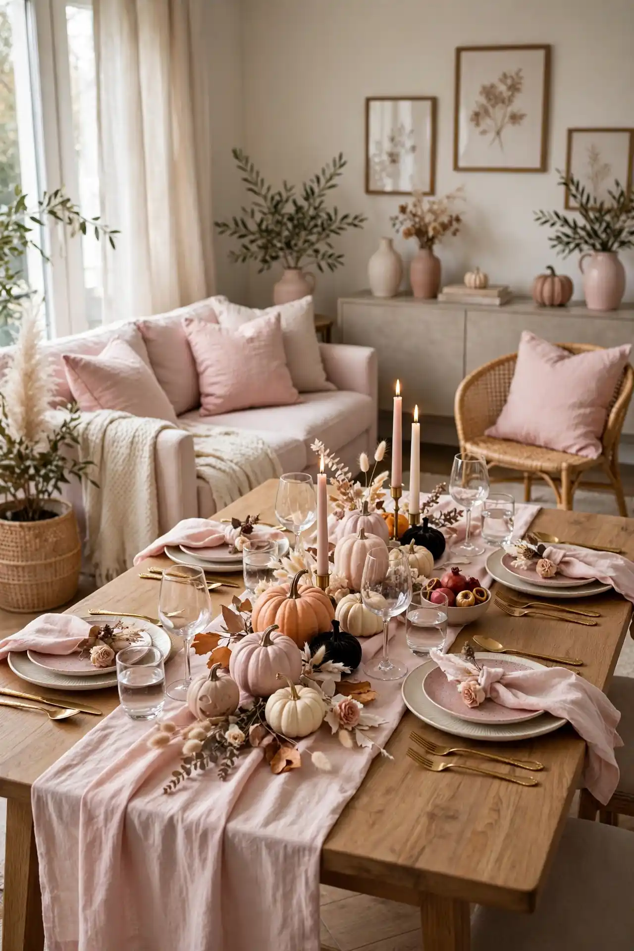 Blush Table Runner