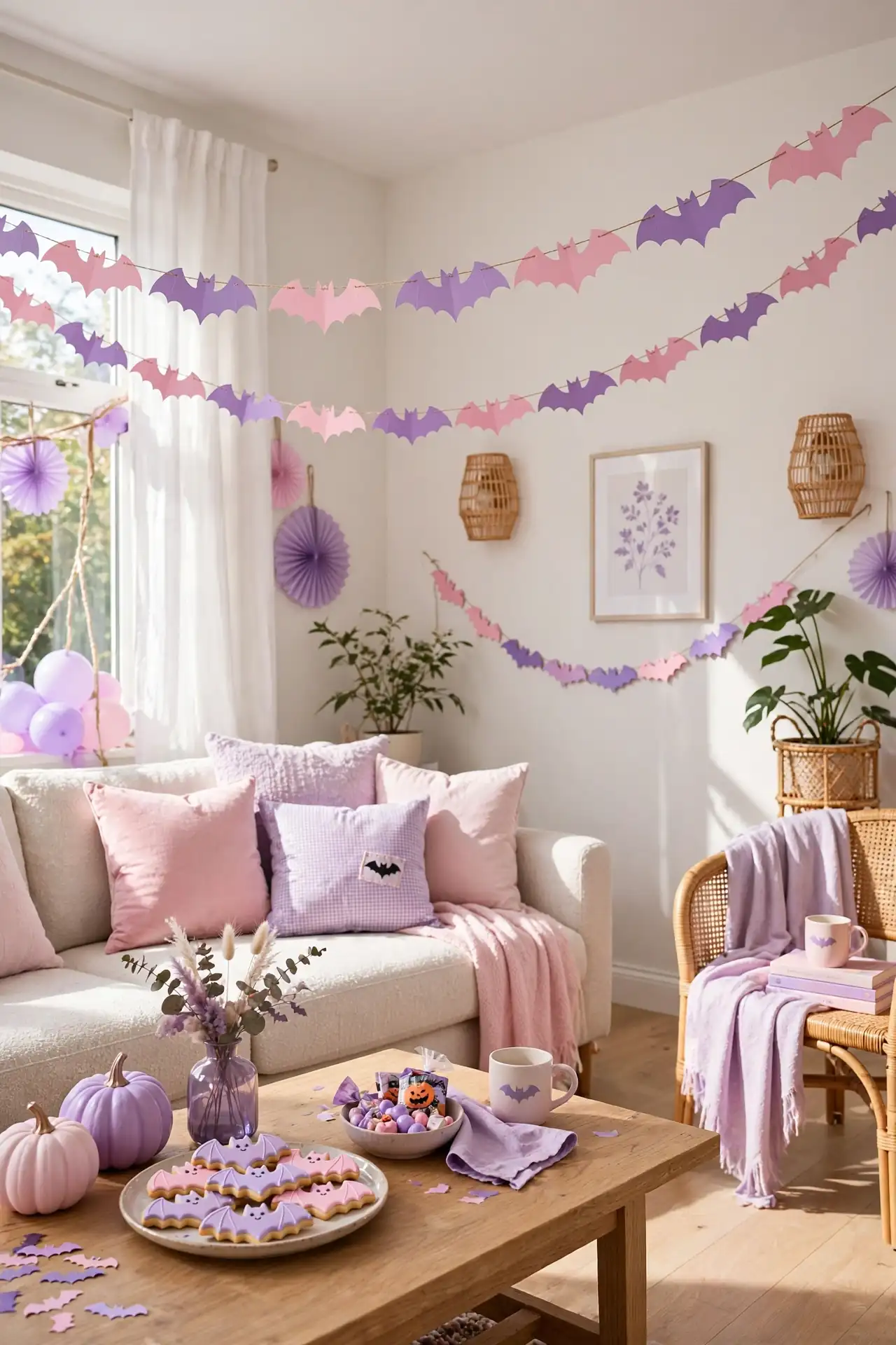 Pastel Bat Garland
