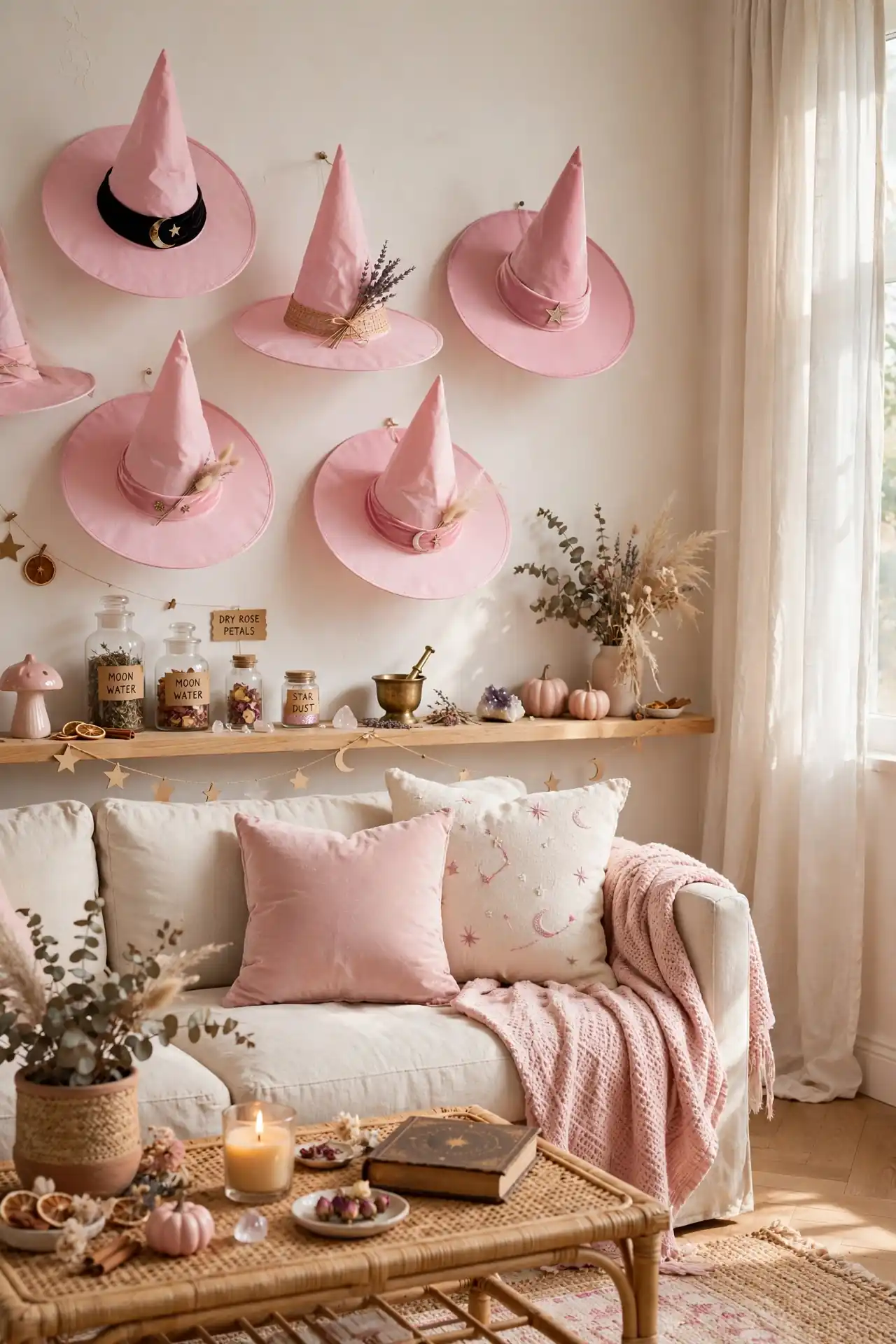 Pink Witch Hats