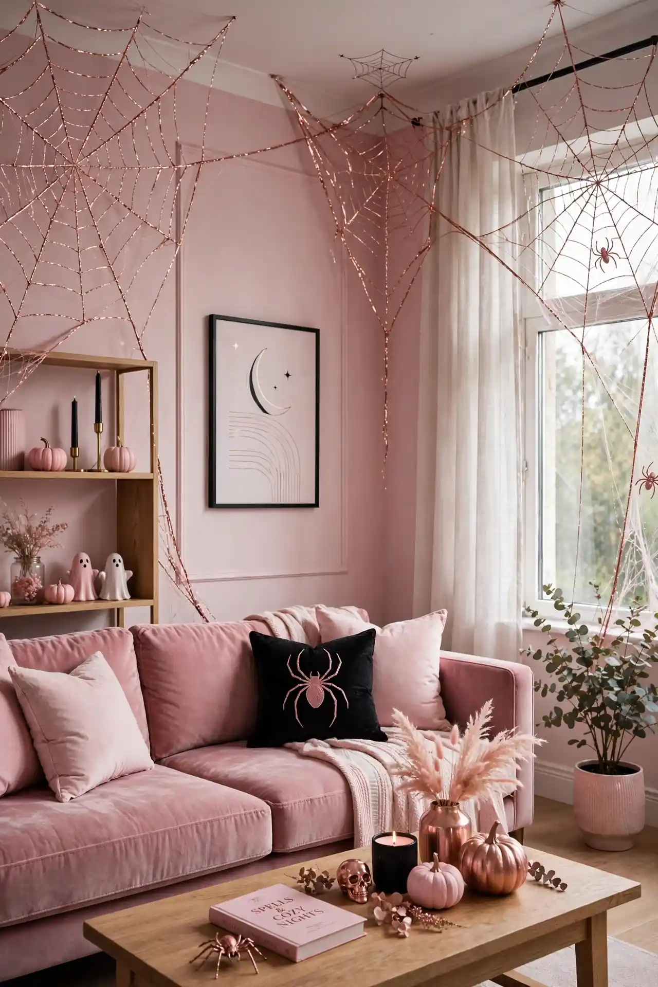 Rose Spider Webs