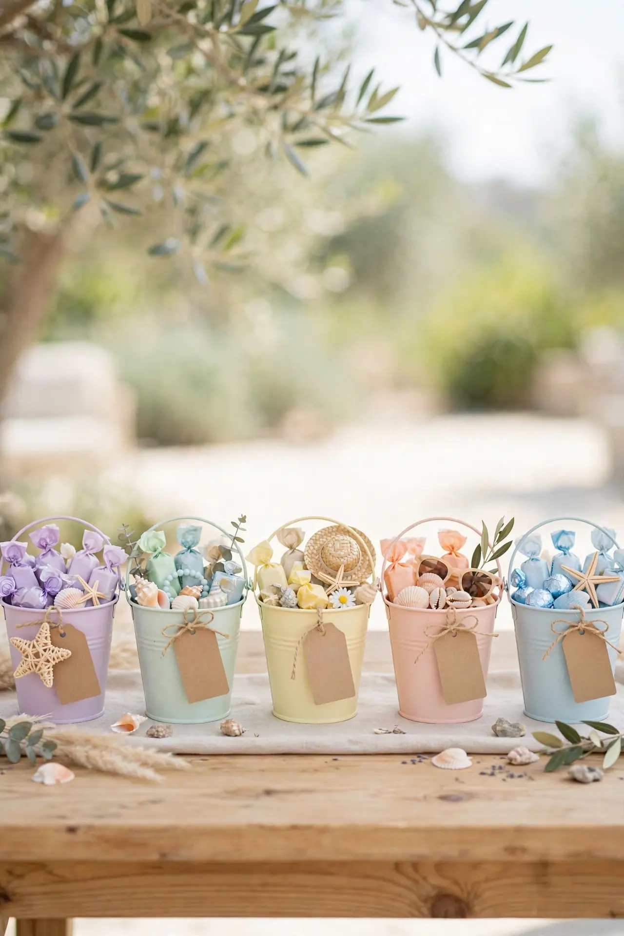 Sand Bucket Favors