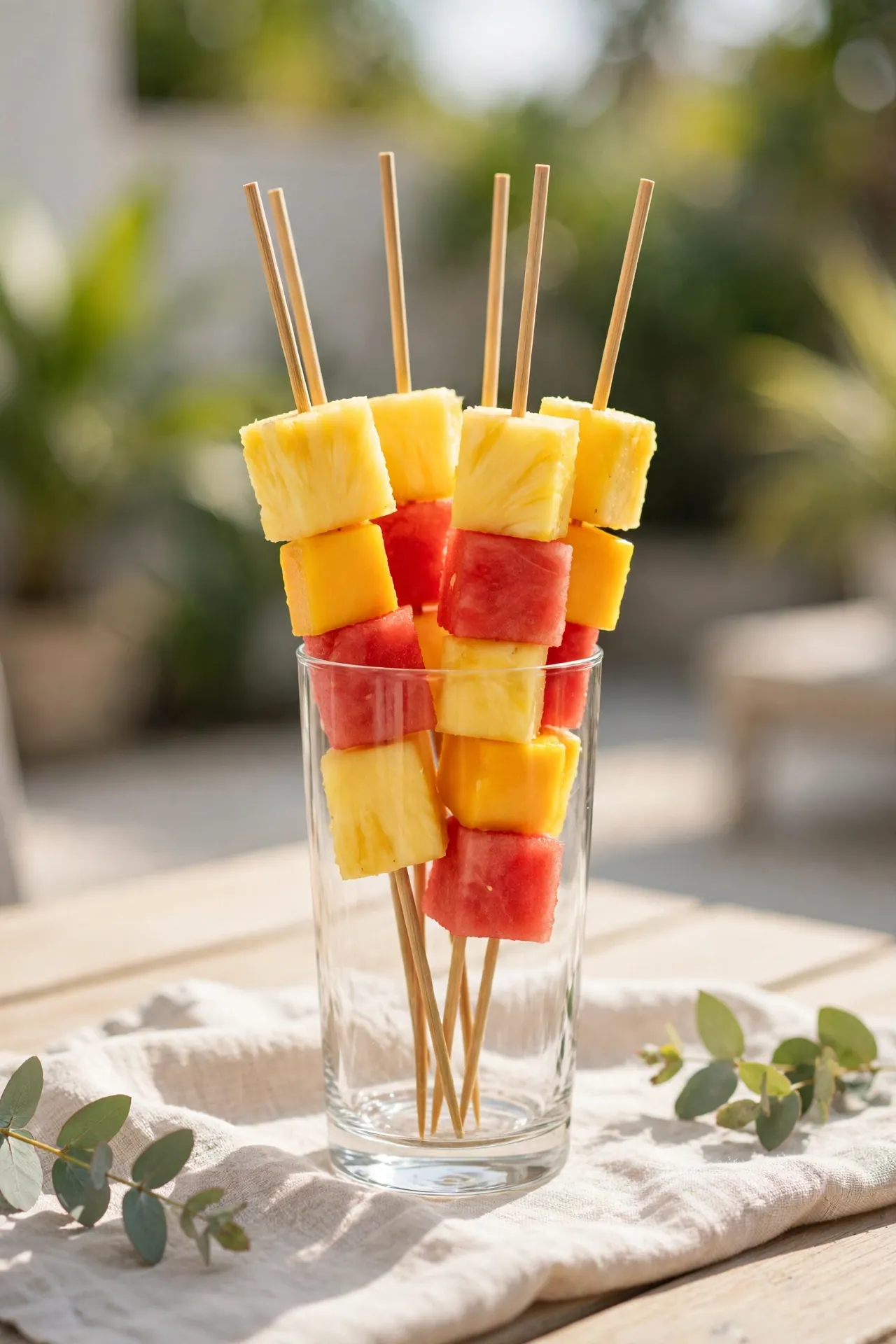 Tropical Fruit Skewers