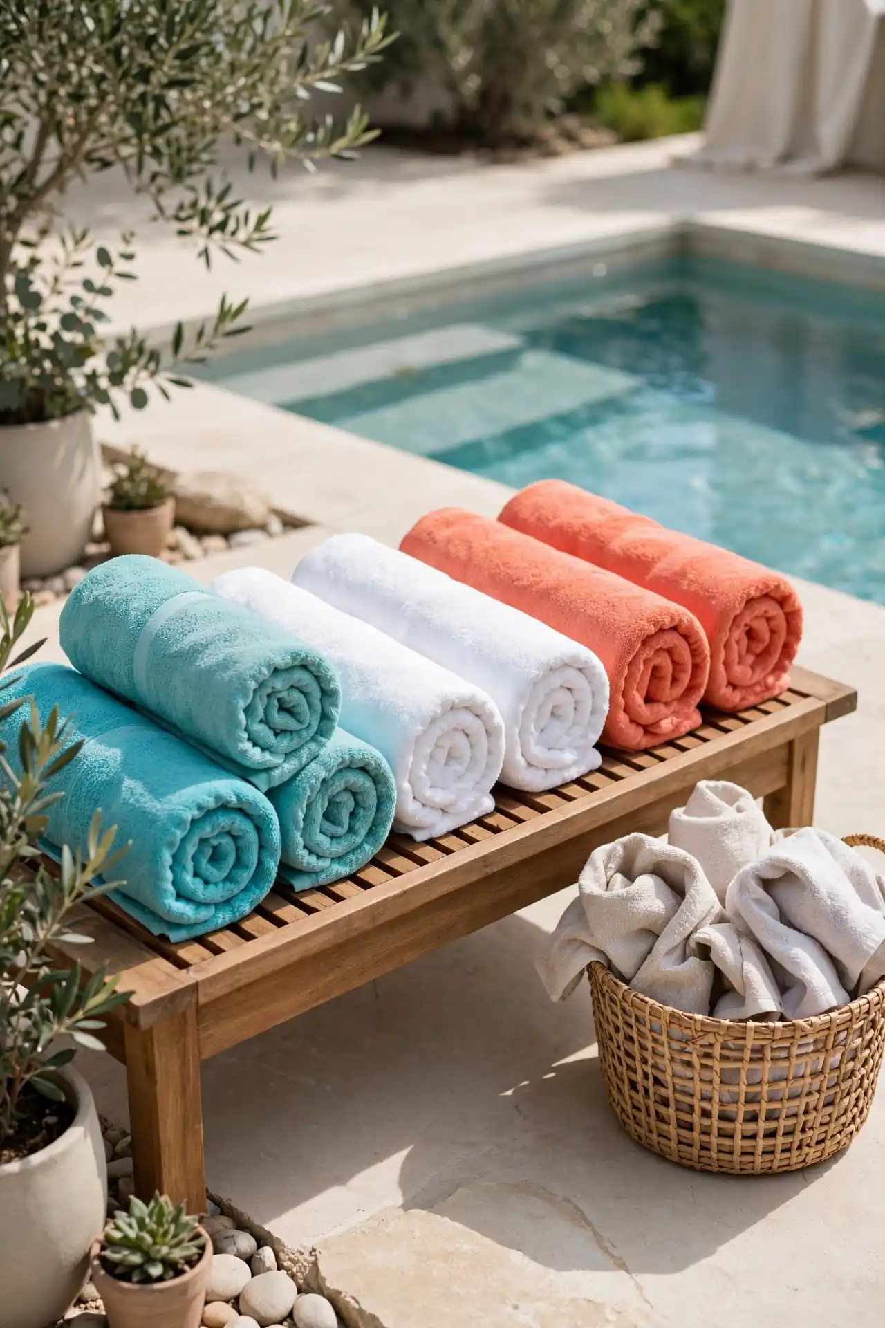 Turquoise Towel Lounge