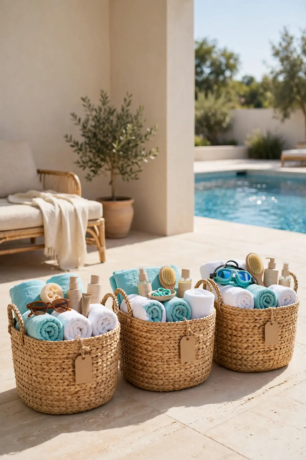 Woven Beach Baskets