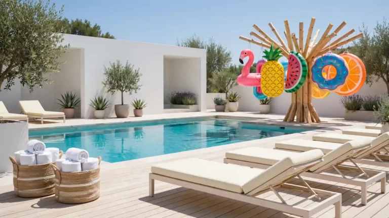 25 Pool Towel and Float Storage Ideas to Beat Summer Clutter