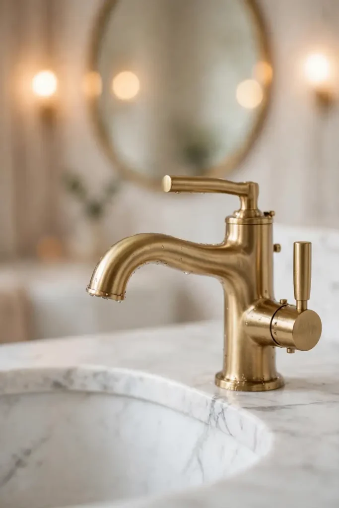 Brass Faucet Detail