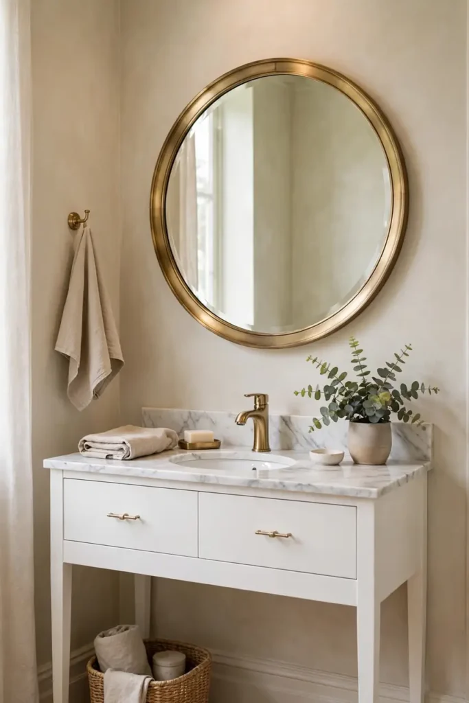 Brass Mirror Moment