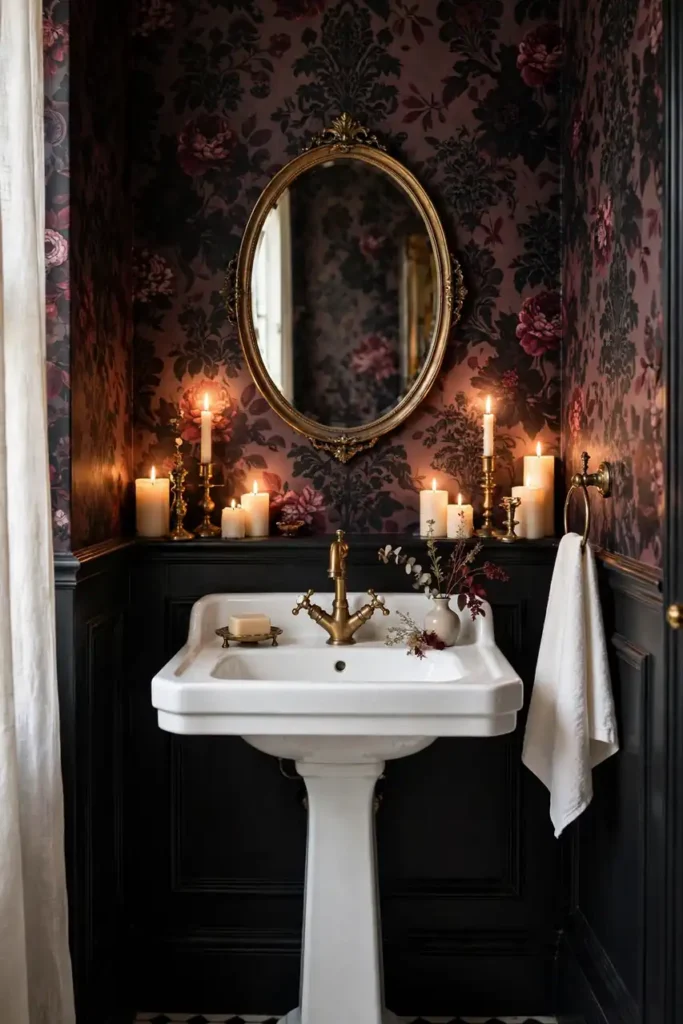 Dark Floral Drama