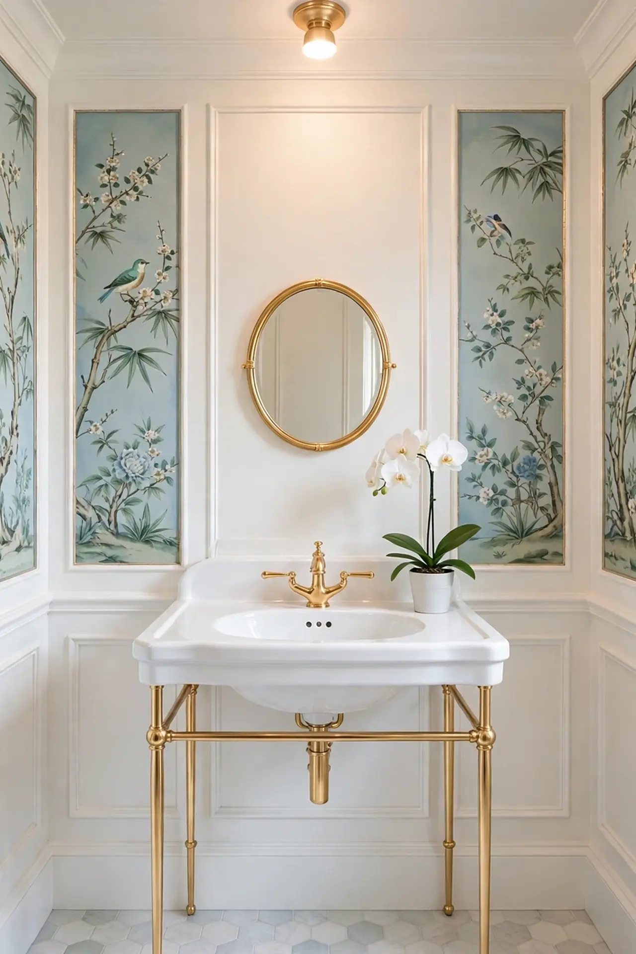 Elegant Chinoiserie Panels