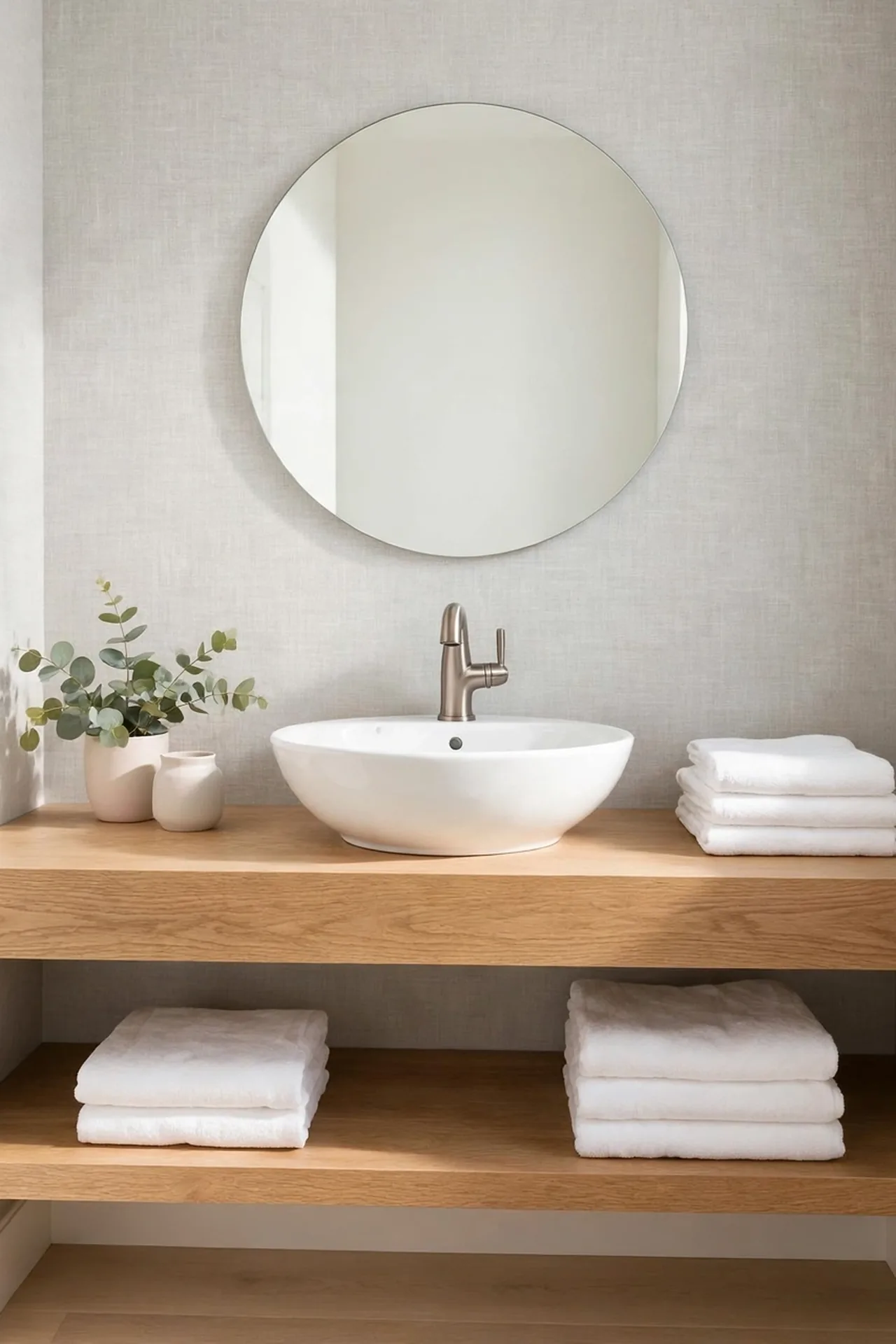 Subtle Linen Texture Walls