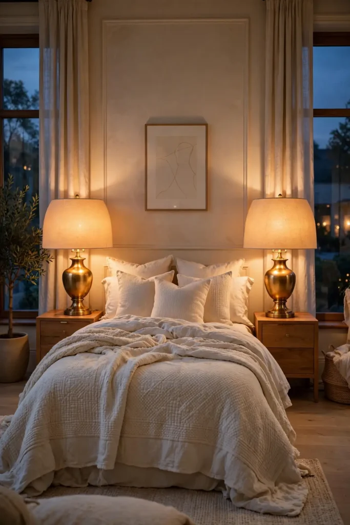 Oversized Nightstand Lamps