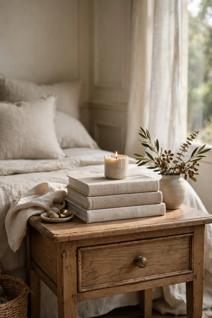 Table Book Stacks