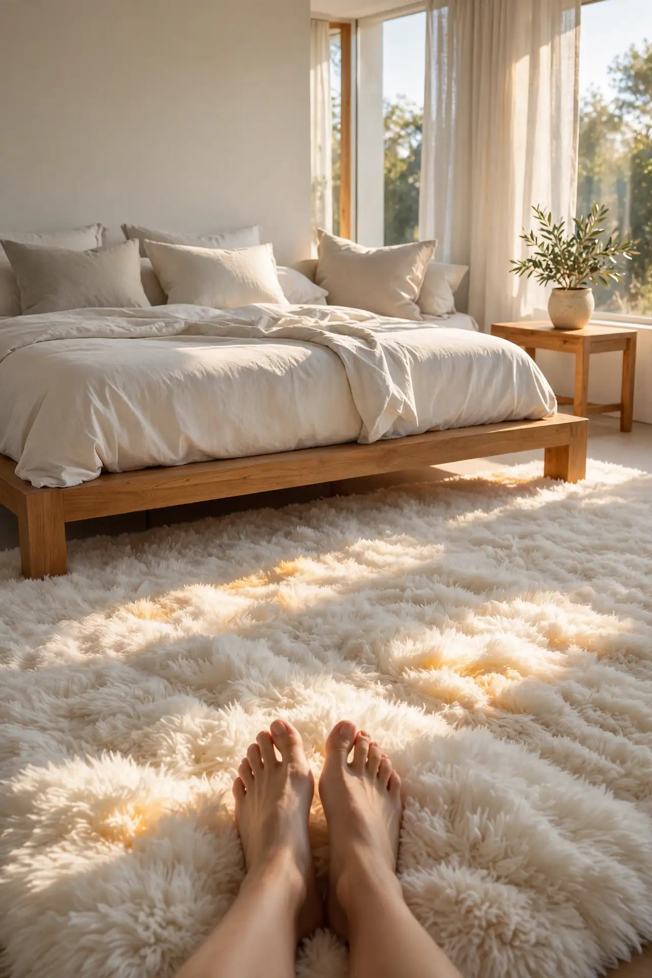 Plush Bedroom Rug