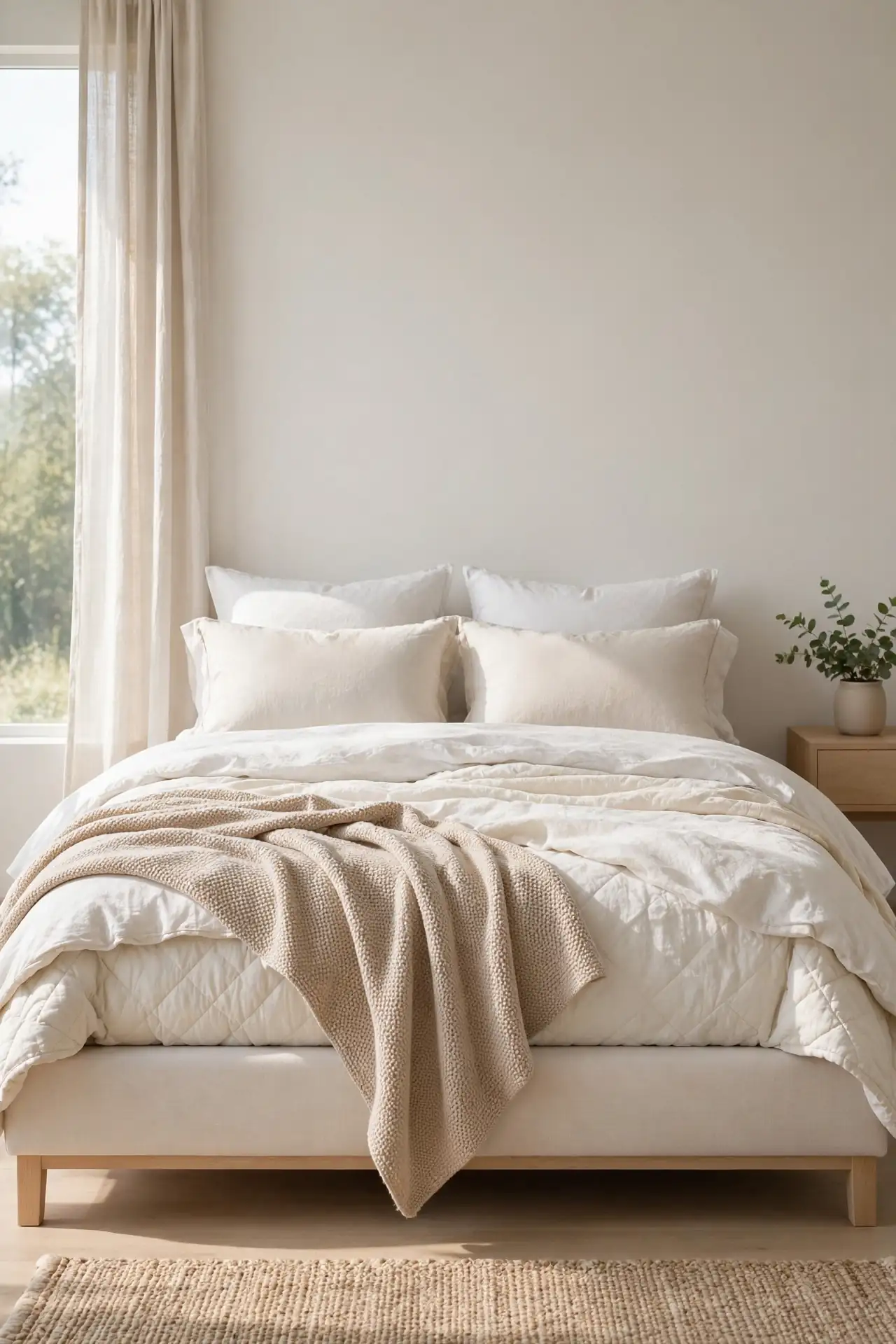 Decluttered Nightstands