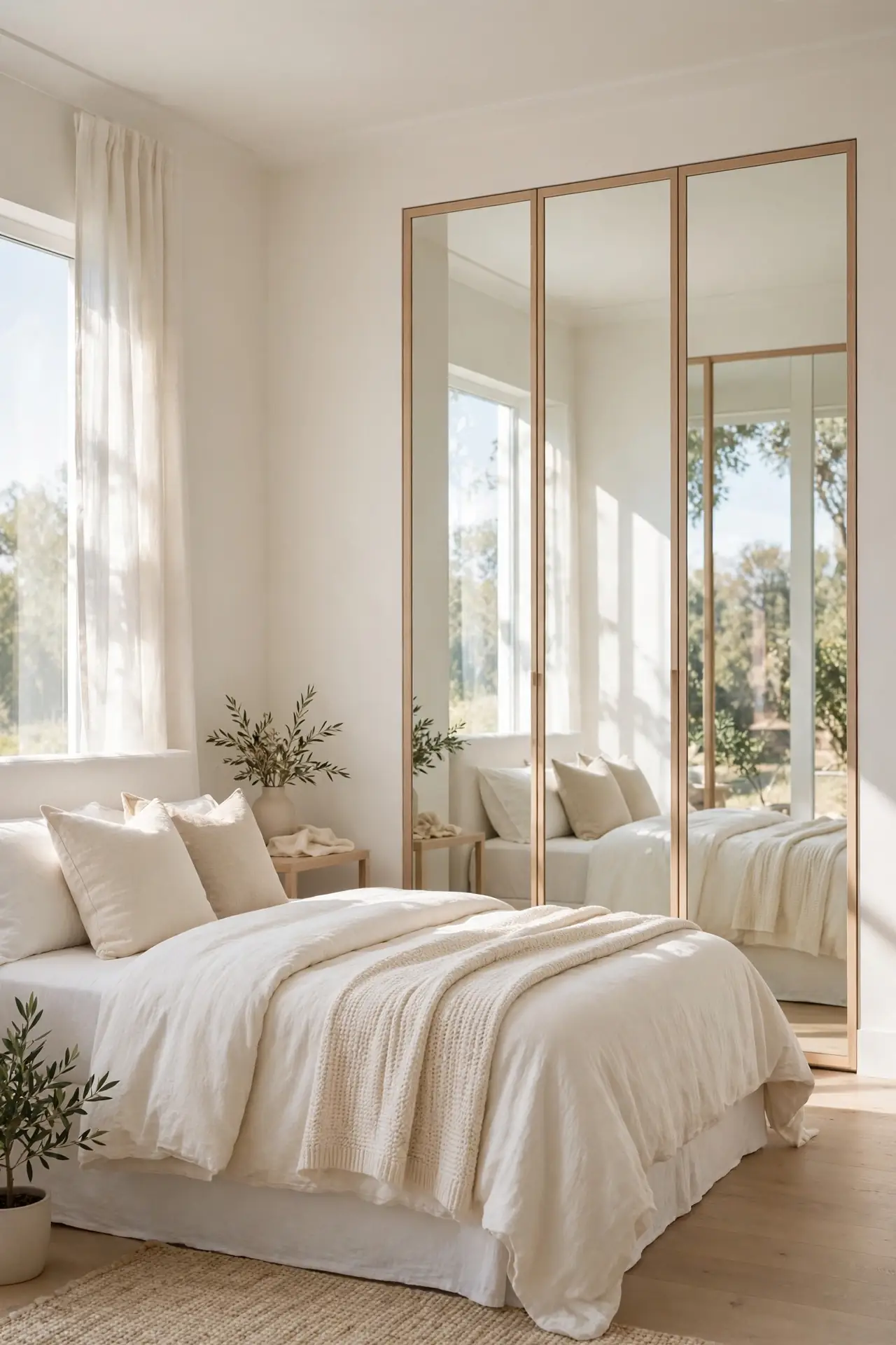 Mirrored Closet Doors