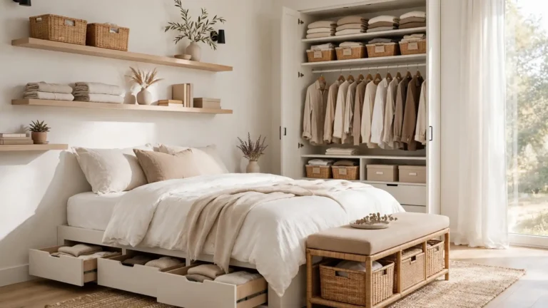 (featured) primary bedroom storage ideas