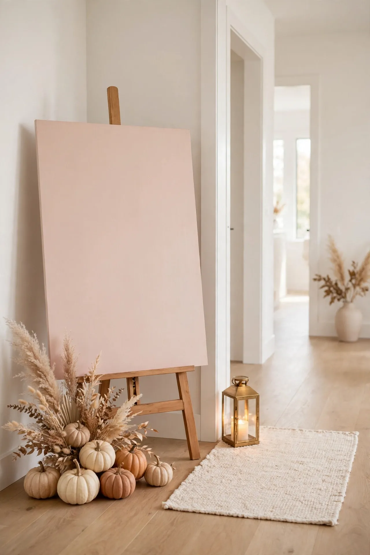 Blush Welcome Sign