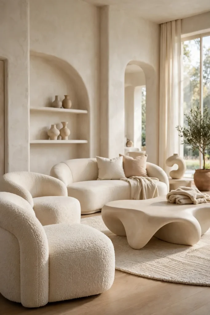 Boucle Accent Chairs