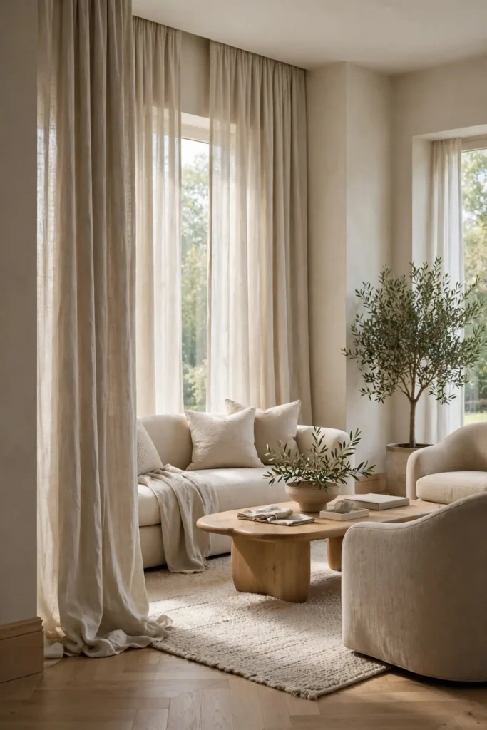 Linen Drapery Panels