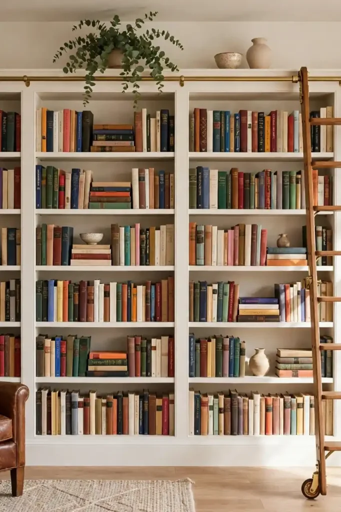 Library Ladder Walls