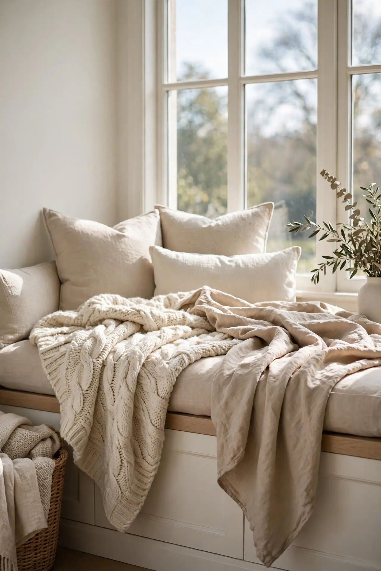 Layered Throw Blankets