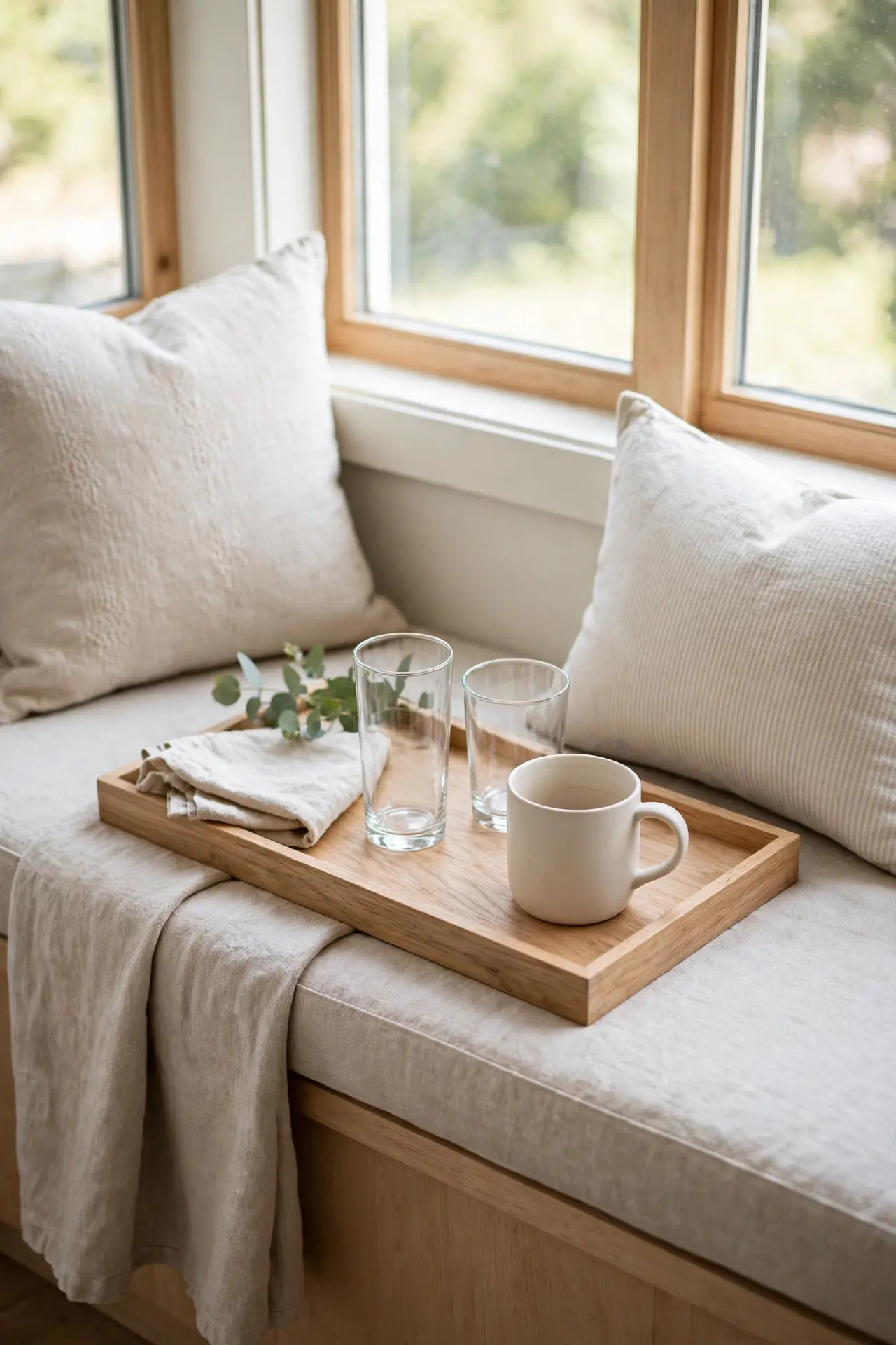 Natural Wood Tray