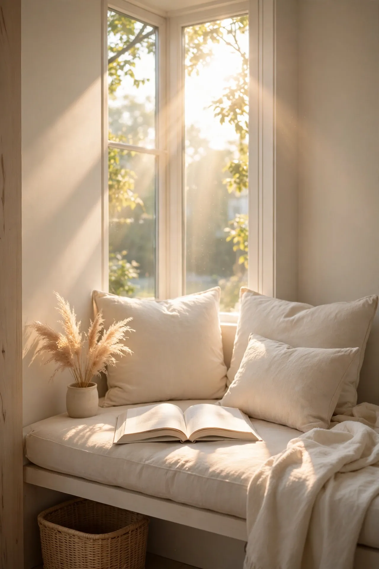 Warm Morning Light for reading nook ideas under a window