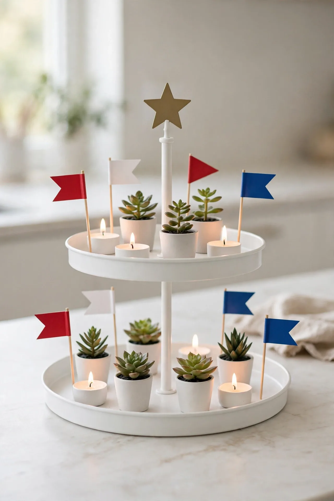 Tiered Tray Display