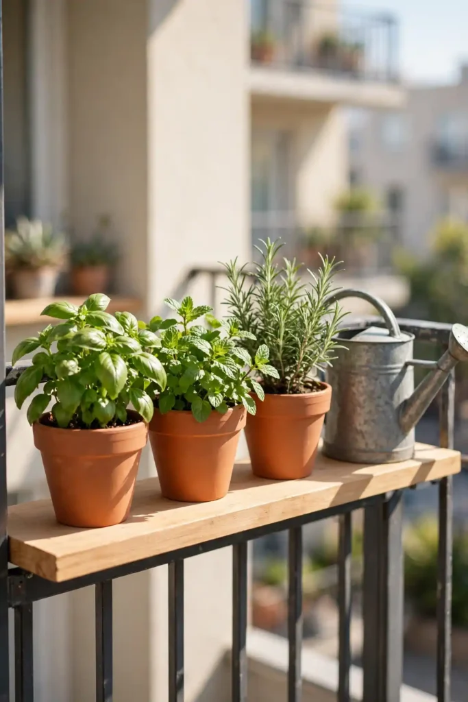 Balcony Herb Garden