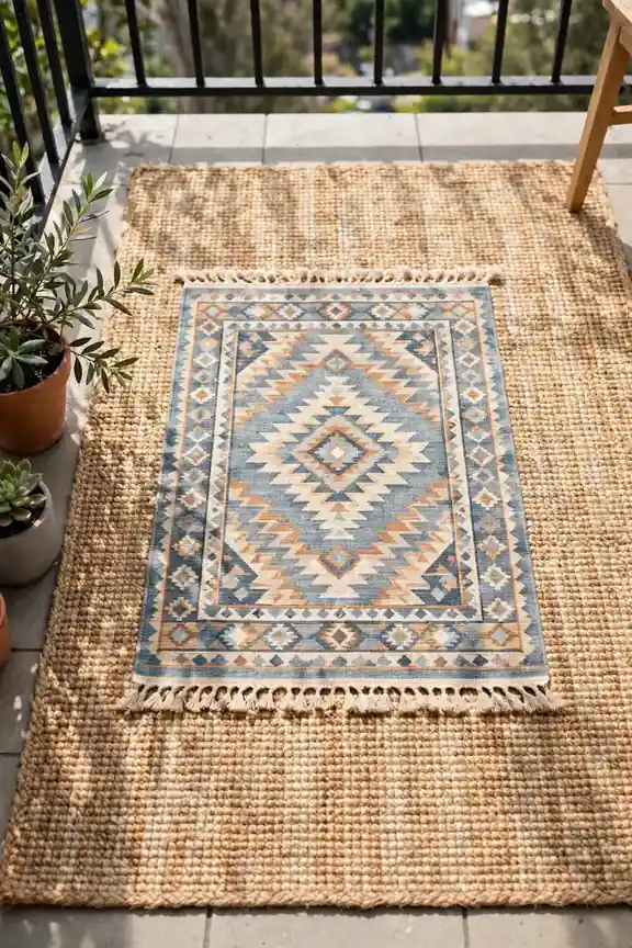 Layered Outdoor Rugs
