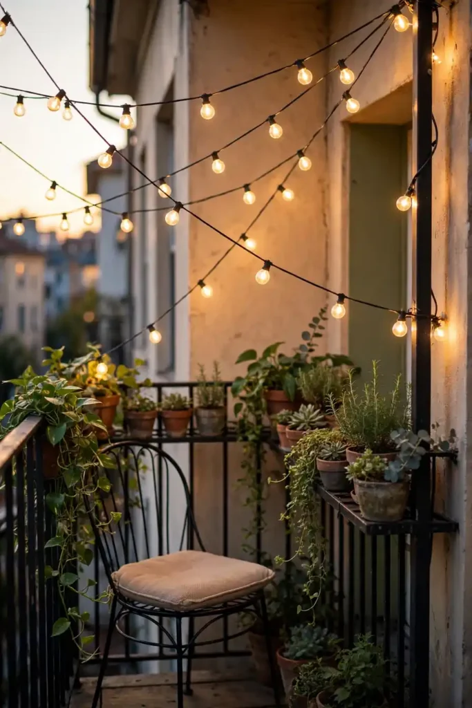 String Light Canopy