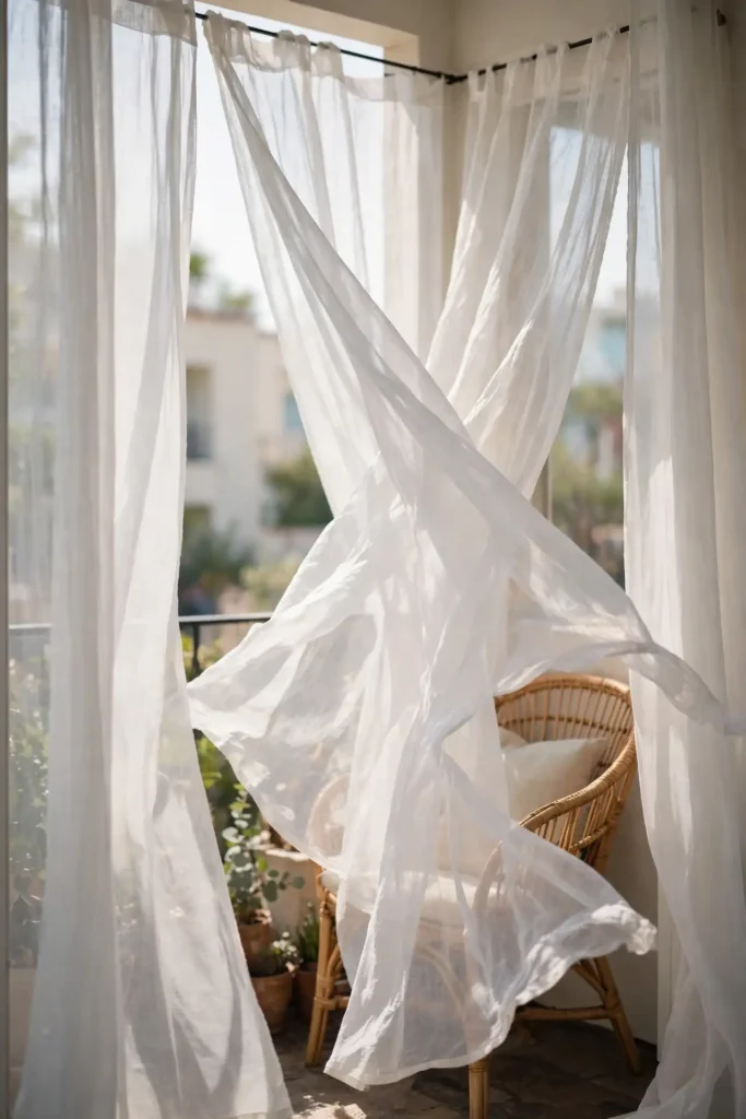 Tension Rod Curtains