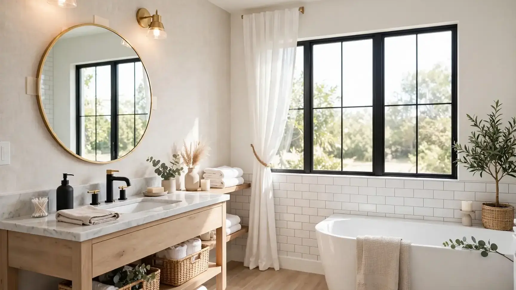 renter friendly bathroom makeover ideas