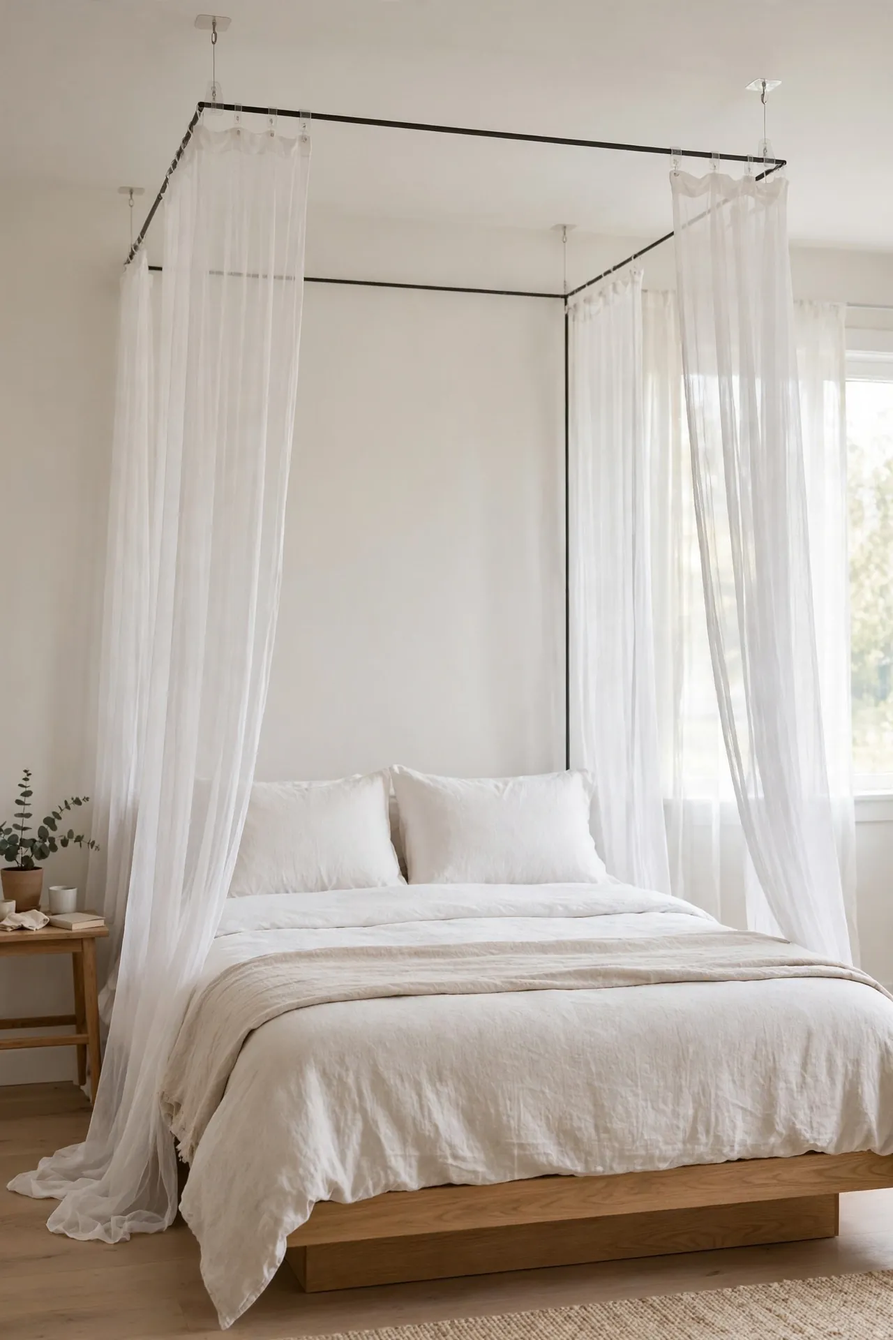 Curtain Canopy Bed