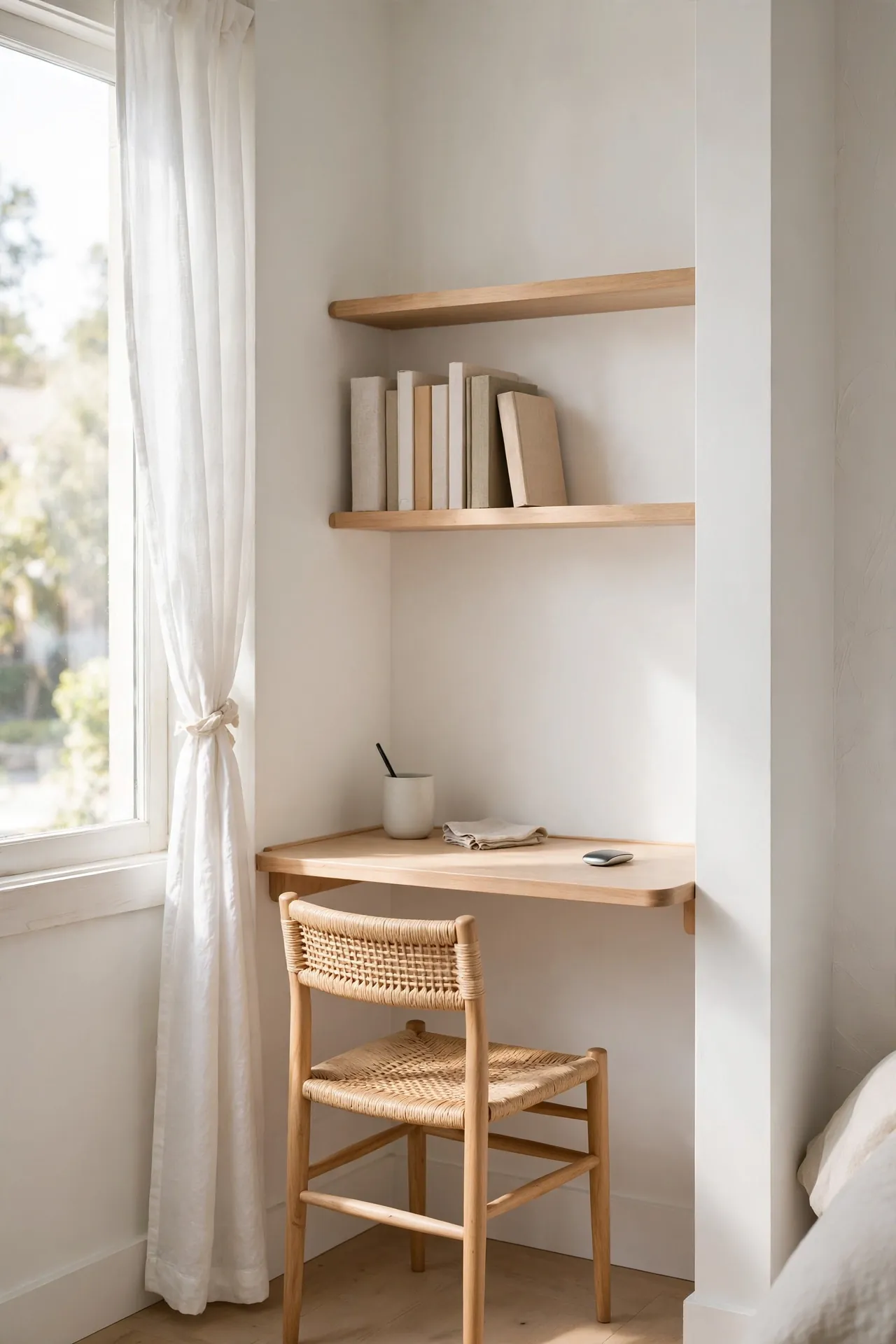 Alcove Desk Setup
