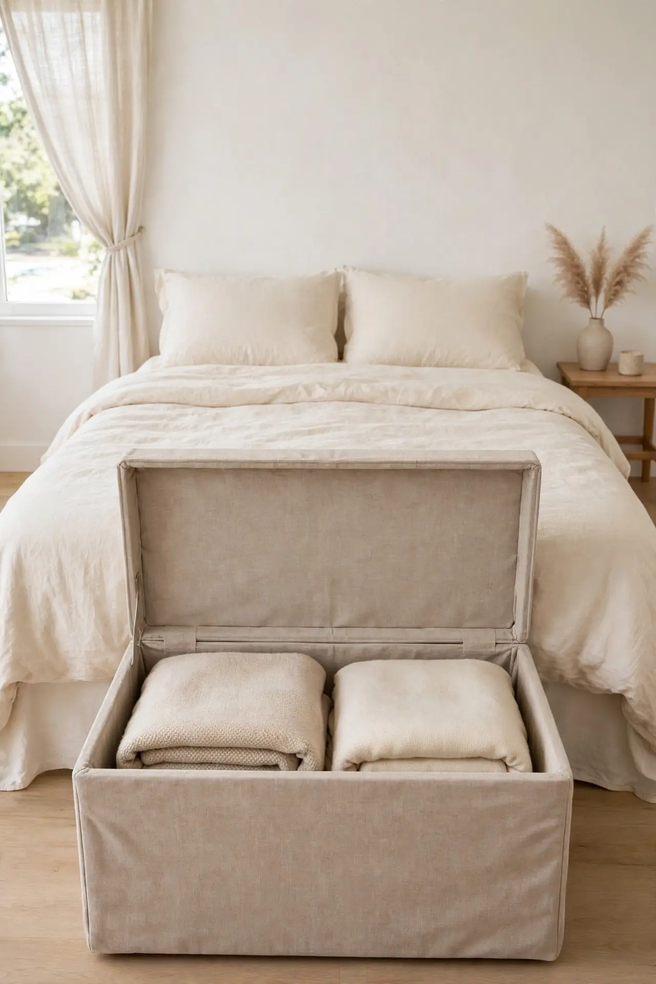 Foldable Storage Ottomans