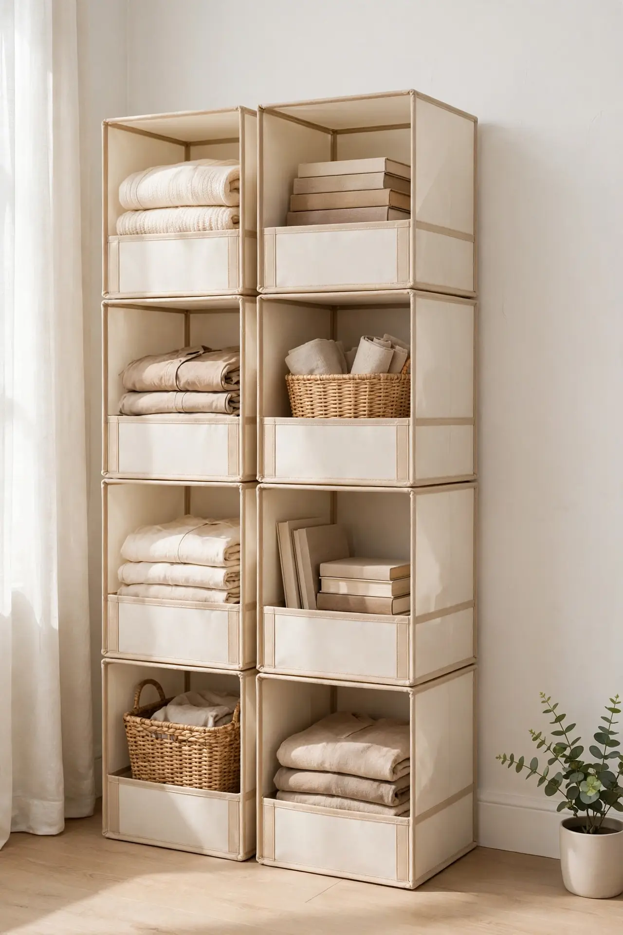 Stackable Fabric Cubes