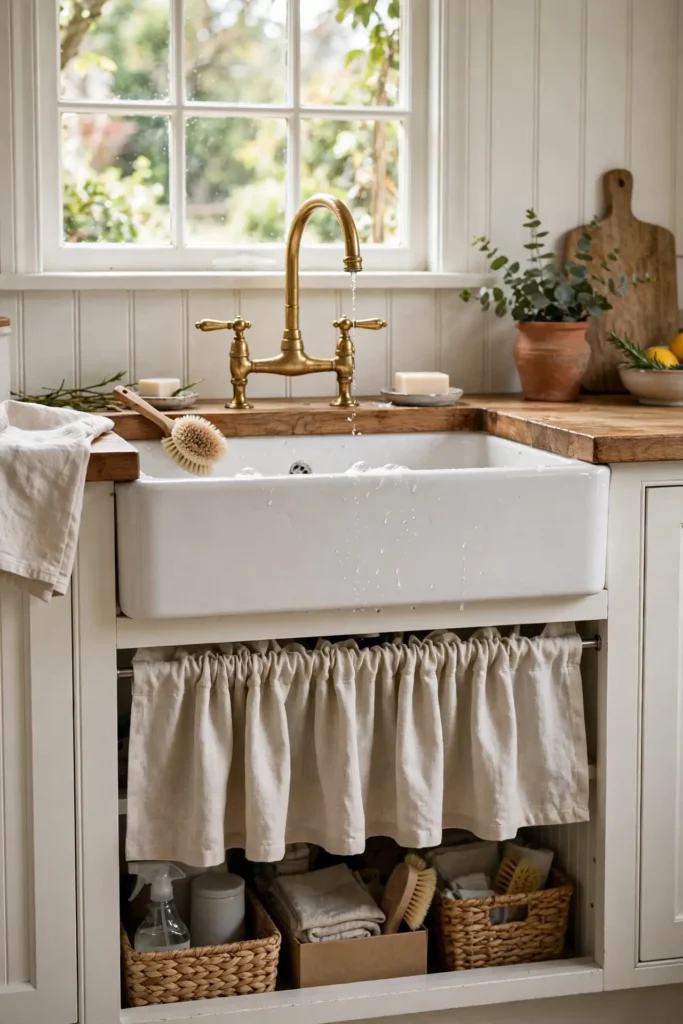 Curtain Skirt Sinks