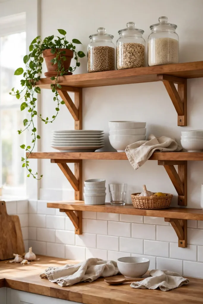 Open Shelf Styling