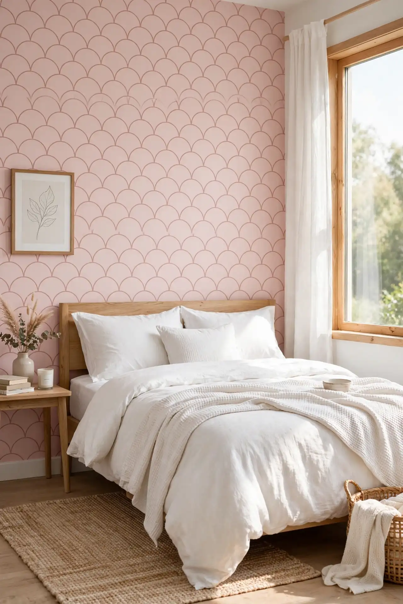 Scallop Pattern Walls