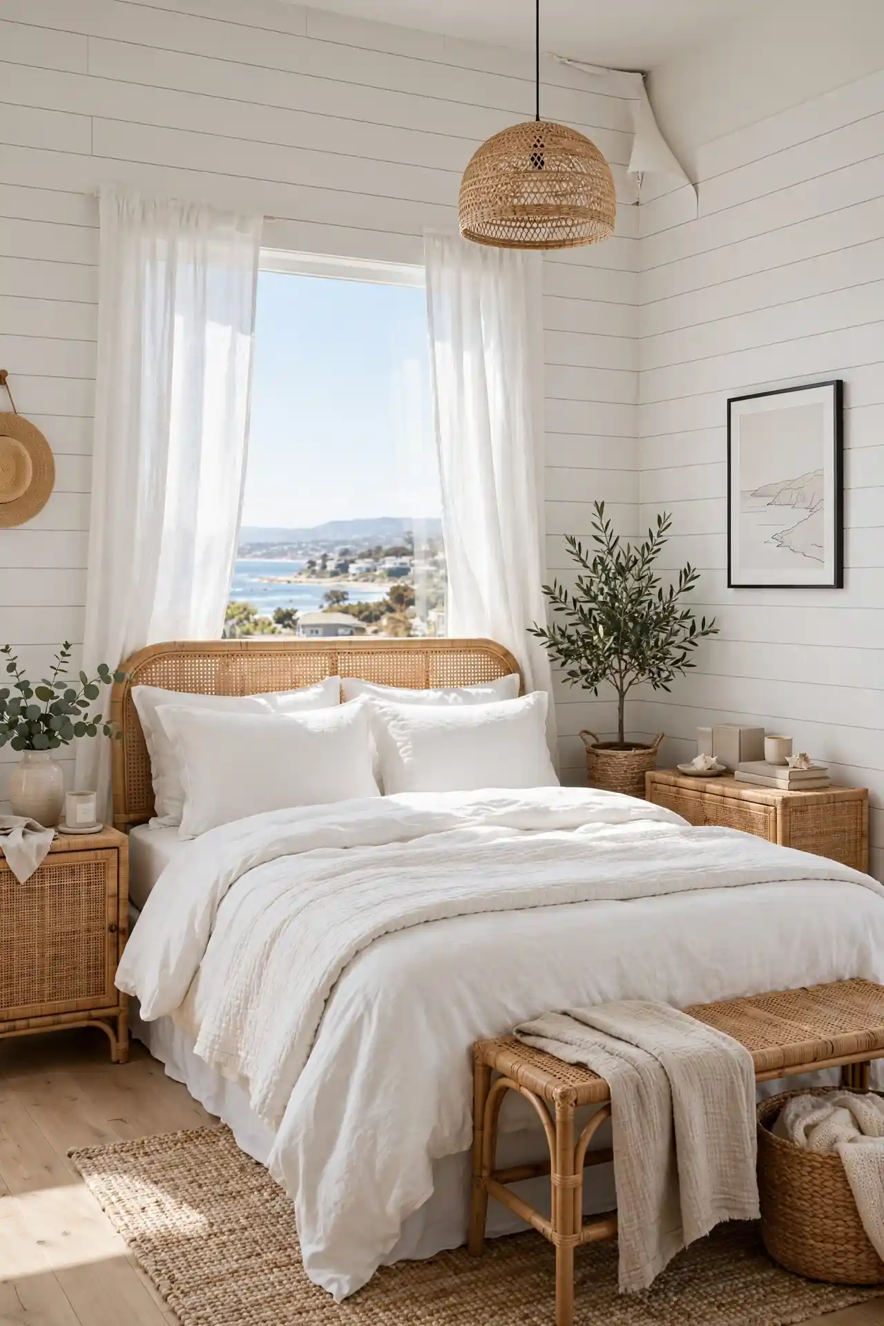 Temporary Shiplap Look