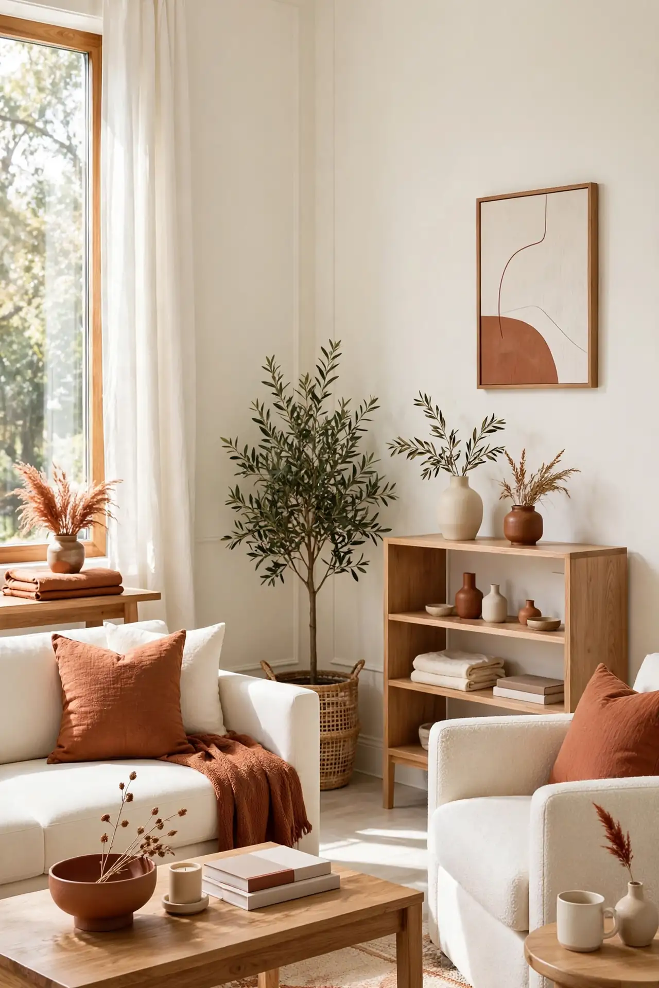 Rust and Cream Pairing