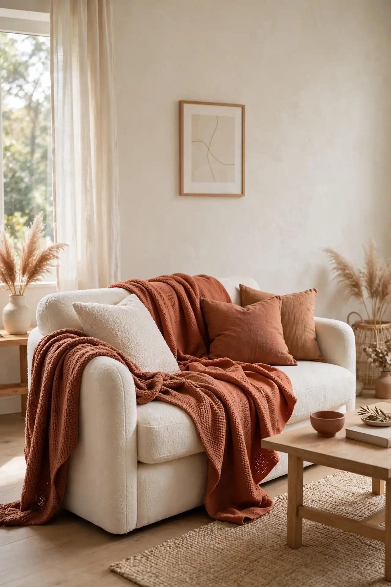 Rust Throw Blankets