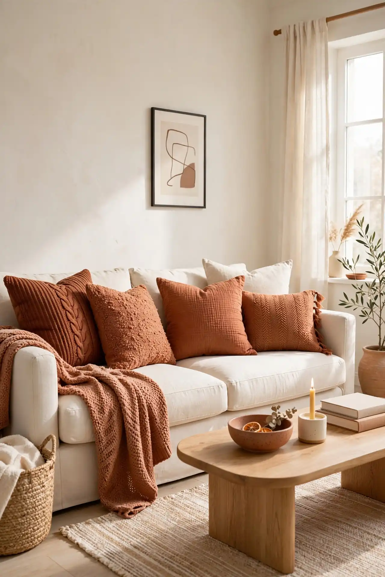 Terracotta Throw Pillows