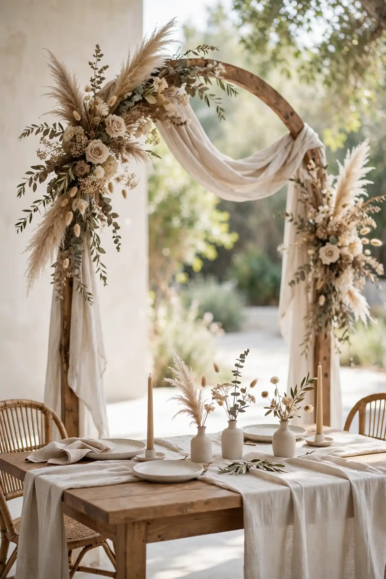 rustic wedding table decorations